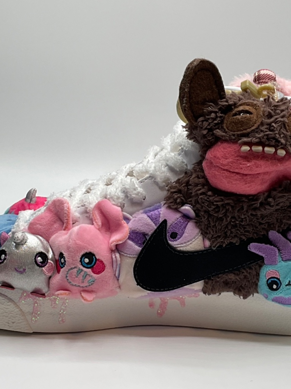Skullpanda Labubu Nike Blazer Sneakers sz 10 - Picture 2 of 8